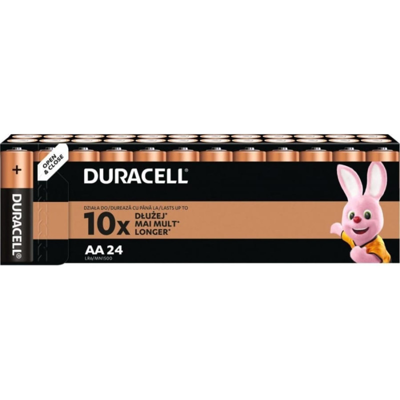 Duracell Baterie Basic AA/LR6 Blister 24 sztuki