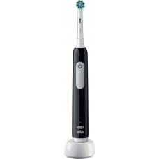 Oral-B Szczoteczka Oral-B Oral-B Electric Toothbrush Pro Series 1 Cross Action Rechargeable For adults Number of brush heads included 1 Black Number of teeth brushing modes 3