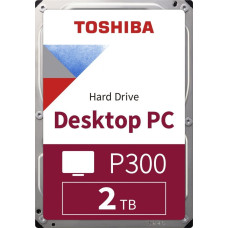 Toshiba HDD|TOSHIBA|P300|2TB|SATA 3.0|256 MB|7200 rpm|3,5