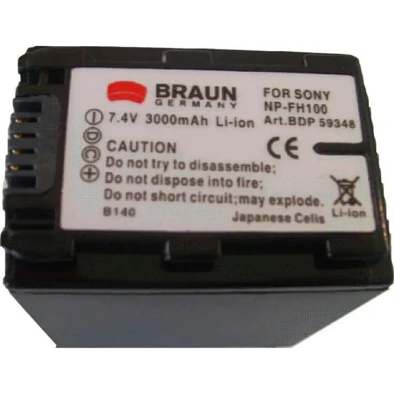 Braun Phototechnik Akumulator Braun Phototechnik BRAUN akumulator - SONY NP-FH90,100 - 2191050324