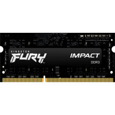 Kingston Fury Pamięć do laptopa Kingston Fury Impact, SODIMM, DDR3L, 4 GB, 1600 MHz, CL9 (KF316LS9IB/4)