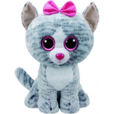 TY Meteor Maskotka TY Beanie Boos Kiki - Szary kot, 42 cm