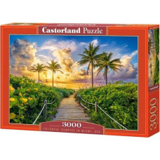 Castorland Puzzle 3000 Colorful Sunrise in Miami, USA