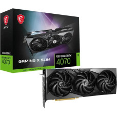 MSI Karta graficzna MSI GeForce RTX 4070 Gaming X Slim 12GB GDDR6X