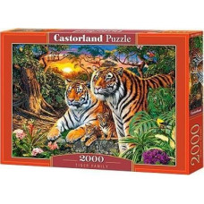 Castorland Puzzle 2000 Tiger Family CASTOR