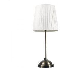 Platinet Lampa stołowa Platinet PLATINET TABLE LAMP LAMPA STOŁOWA BRONZE BASE, WHITE SHADE, H48 [45688]