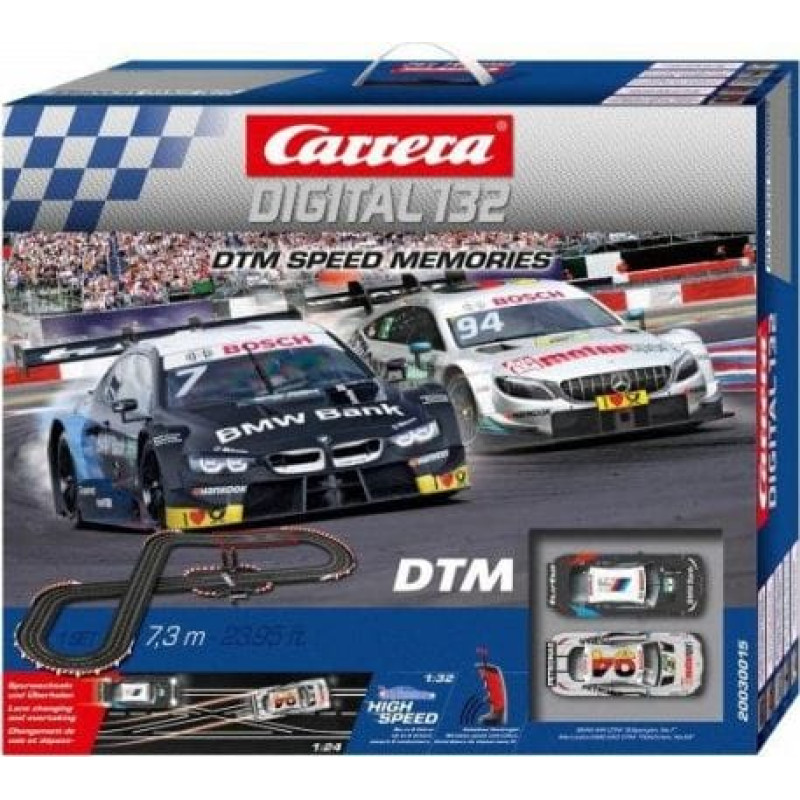 Carrera Tor wyścigowy DIGITAL DTM Speed Memories 7,3m