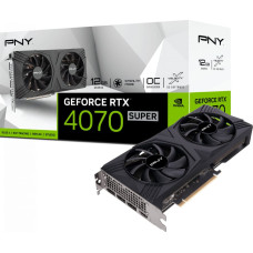 PNY Karta graficzna PNY GeForce RTX 4070 SUPER Verto OC Dual Fan 12GB GDDR6X (VCG4070S12DFXPB1-O)