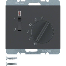 Berker Regulator temperatury pomieszczenia K. 1 antracyt mat (20307106)