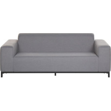 Beliani Sofa ogrodowa szara z czarnym ROVIGO