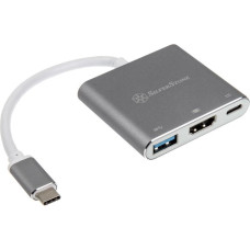 Silverstone Stacja/replikator SilverStone USB-C (EP08C)