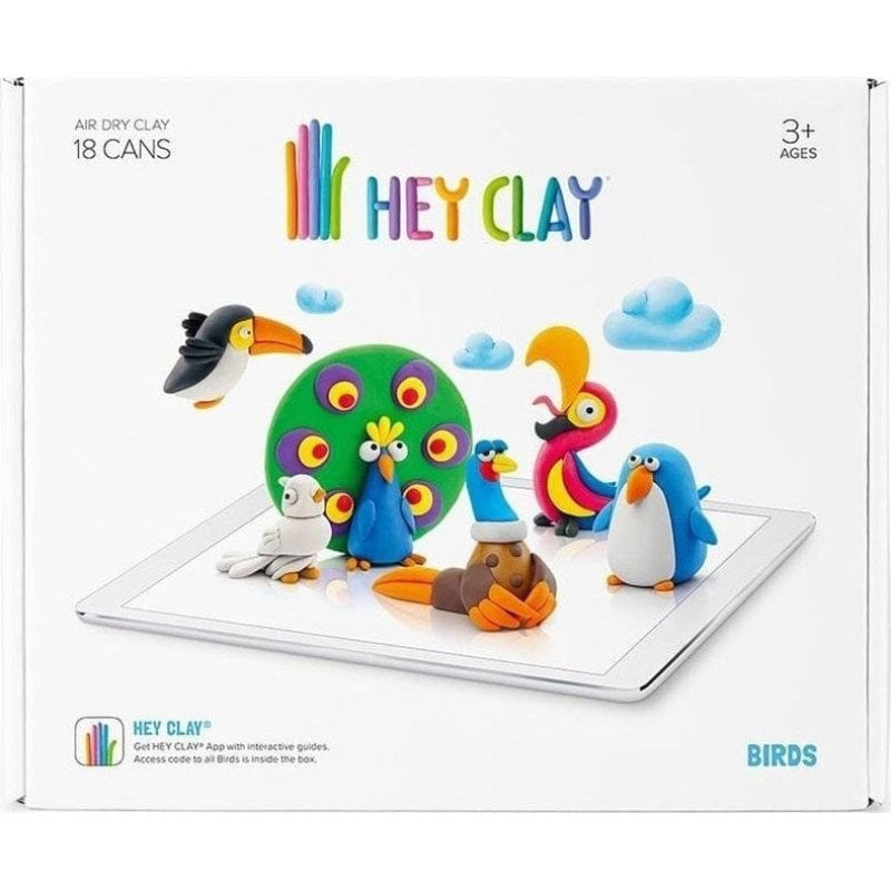 Tm Toys Hey Clay - Masa plastyczna Ptaki HCLSE003