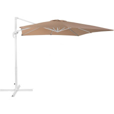 Beliani Parasol ogrodowy 250 x 250 cm piaskowy MONZA (86100)