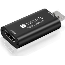 Techly Adapter USB Techly USB - HDMI Czarny  (I-USB-VIDEO-1080TY)