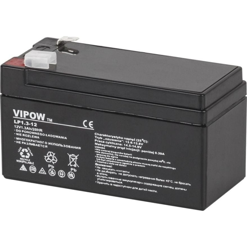 Vipow Akumulator 12V/1.3Ah (BAT0213)