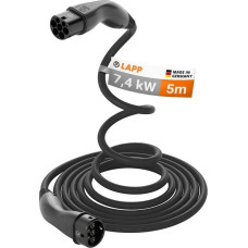 Lapp Kabel do ładowania samochodów LAPP HELIX® kabel do ładowania Typu 2, do 7,4 kW, 5 m, czarny - Wersja kolorystyczna