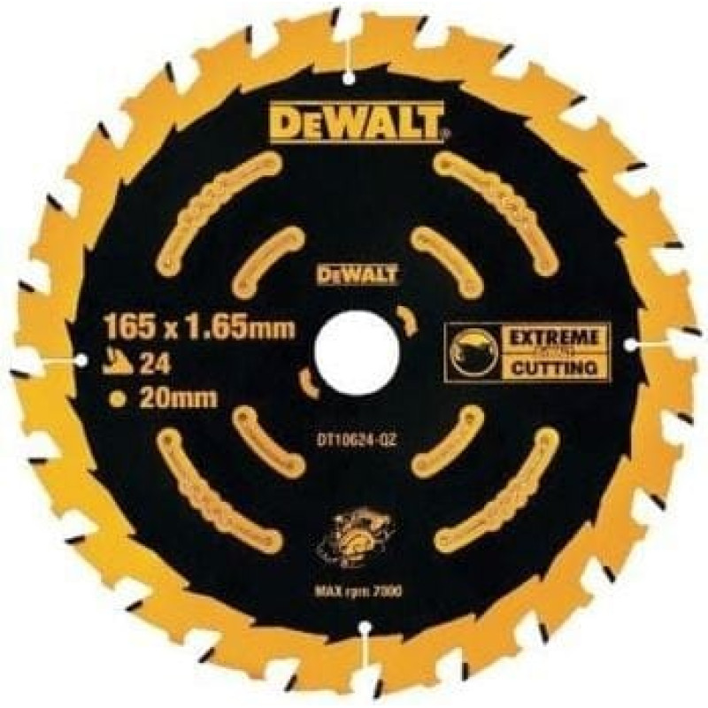 Dewalt Tarcza do drewna 165mm 24zęby DT10624-QZ