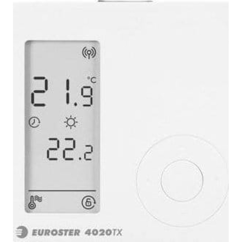 Euroster Regulator temperatury Euroster E4020TXRX bezprzewodowy 4020 TXRX biały