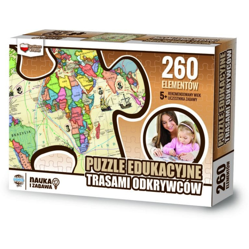 Zachem Puzzle 260el Trasami odkrywców edukacyjne (8047)