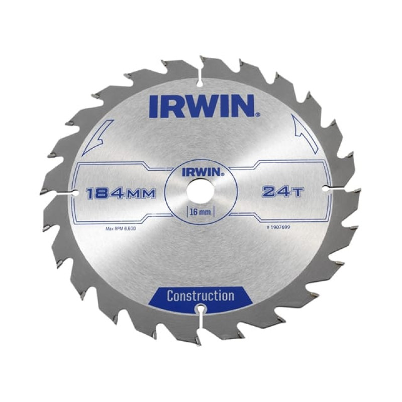 Irwin Piła tarczowa 184x16x2,5mm 24z ATB WOOD 1907699