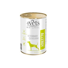 4Vets Natural Allergy Lamb Dog - wet dog food - 400 g