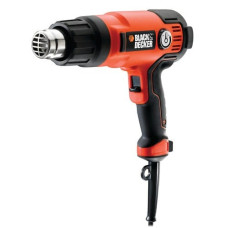 Black+Decker Black & Decker KX2200K-QS heat gun Hot air gun 720 l/min 645 °C 2000 W Black, Orange