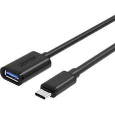 Unitek Y-C476BK USB cable 0.2 m USB 3.2 Gen 1 (3.1 Gen 1) USB C USB A Black