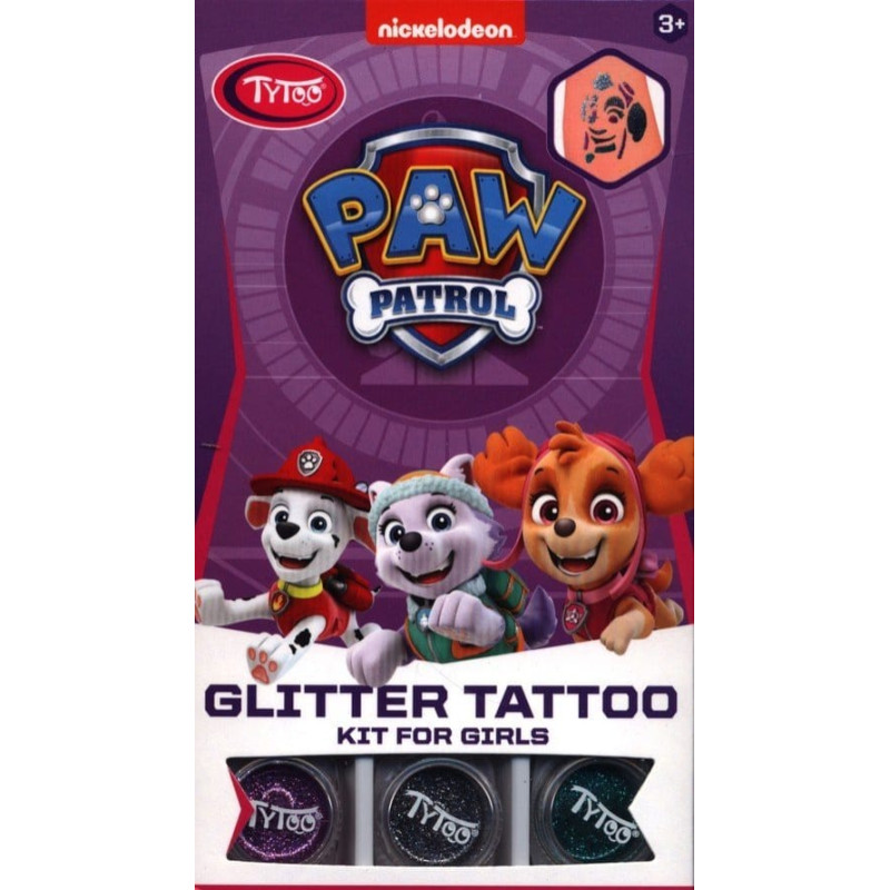 Tytoo TYTOO Tatuaże brokatowe PAW PATROL Psi Patrol 02109 mix cena za 1 szt