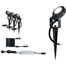 Paulmann Outdoor Plug & Shine Spotlight Sting zestaw podstawowy IP67 3000K 3x6W 24V ściemniany