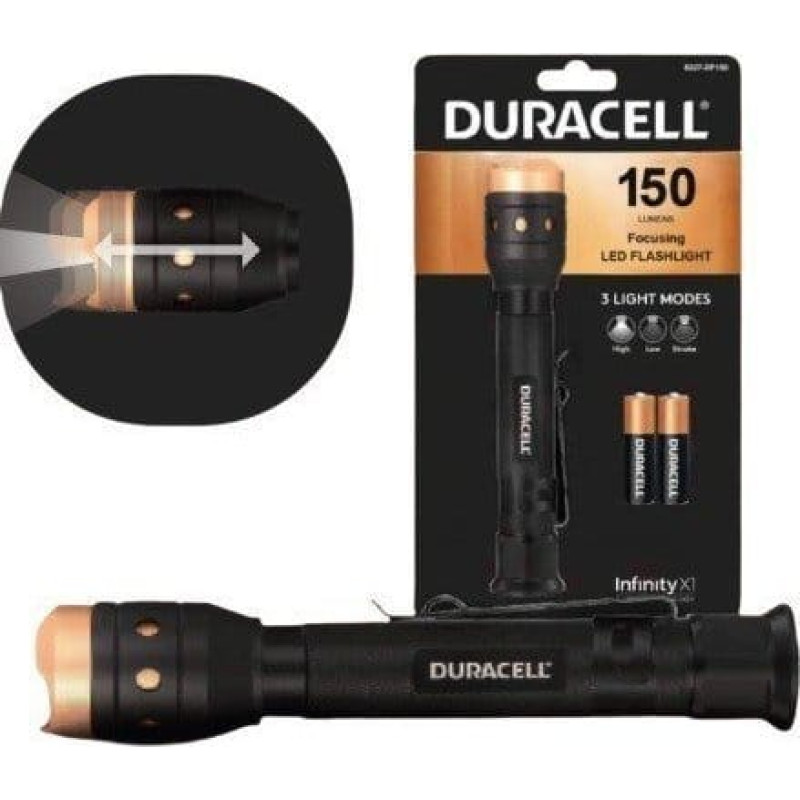 Duracell Latarka Duracell Latarka Aluminium 150 LM