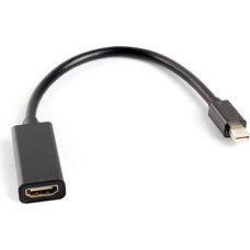 Lanberg AD-0005-BK video cable adapter 0.2 m Mini DisplayPort HDMI Type A (Standard) Black