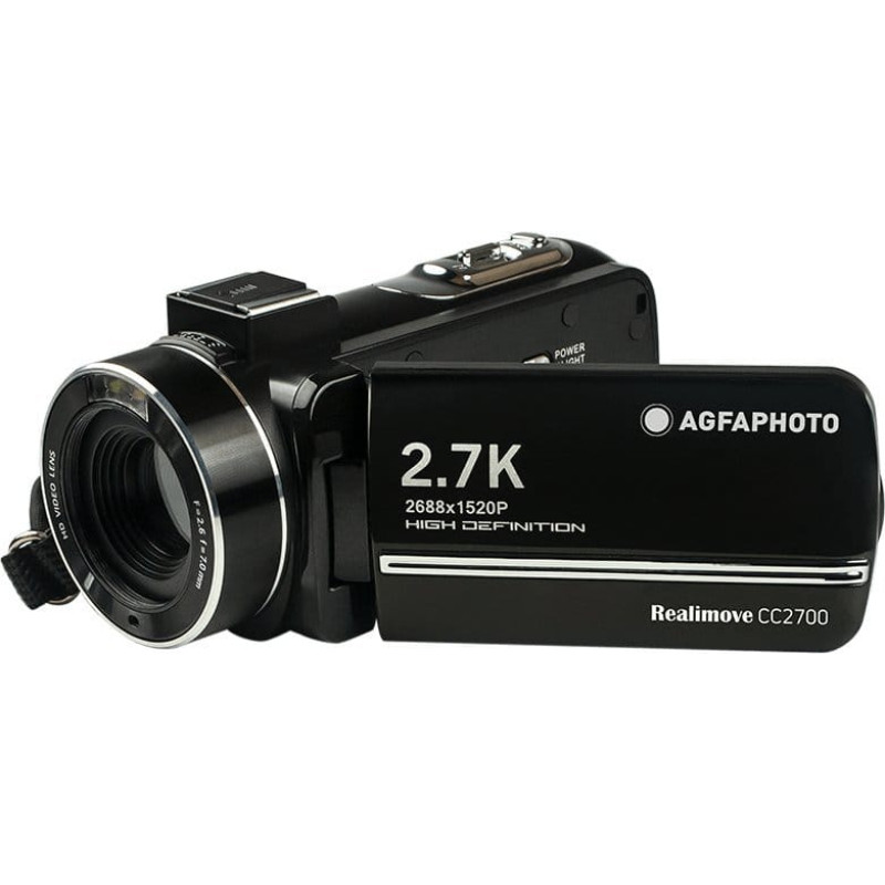 Agfa Kamera cyfrowa Agfa Agfa Photo Realimove CC2700 2,7K Czarna + dodatkowy akumulator