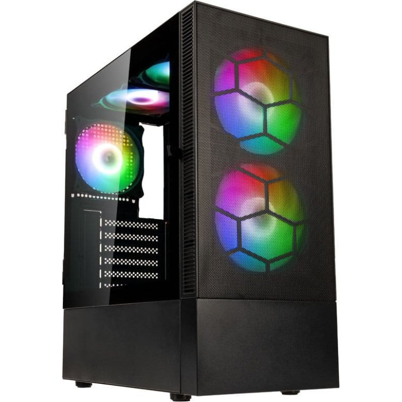 Kolink Obudowa Kolink Kolink Observatory MX Mesh ARGB Midi Tower Case - Black