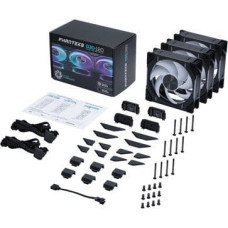 Phanteks Wentylator Phanteks PHANTEKS D30 PWM Regular Airflow D-RGB fan, Triple Pack - 120mm, black