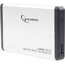 Gembird EE2-U3S-2-S storage drive enclosure HDD enclosure Silver 2.5