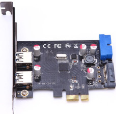 Microconnect Kontroler MicroConnect PCIe 2.0 x1 - 2x USB 3.0 (MC-USB3.0-F2B2-V2)