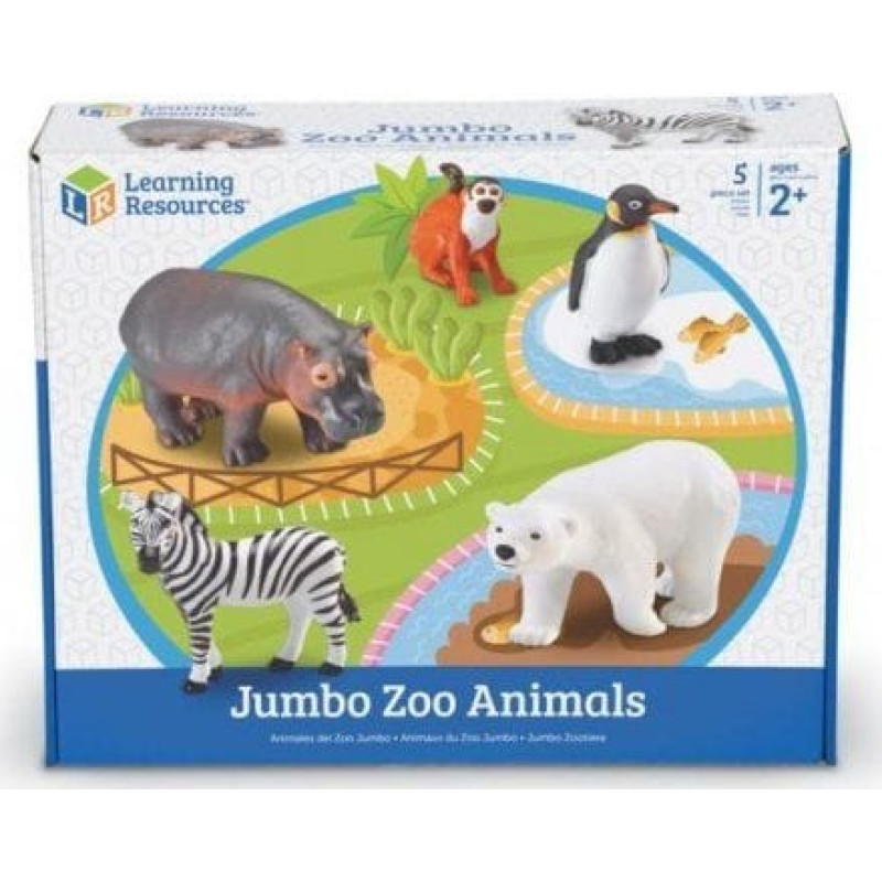 Learning Resources Figurka Learning Resources Jumbo - Zwierzęta w zoo (LER0788)