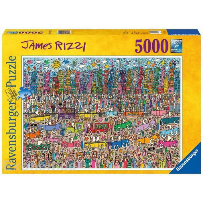 Ravensburger 5000 Zatłoczone Miasto - 174270