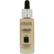 Eveline Liquid Control HD Podkład do twarzy z dropperem nr 015 Light Vanilla 32ml