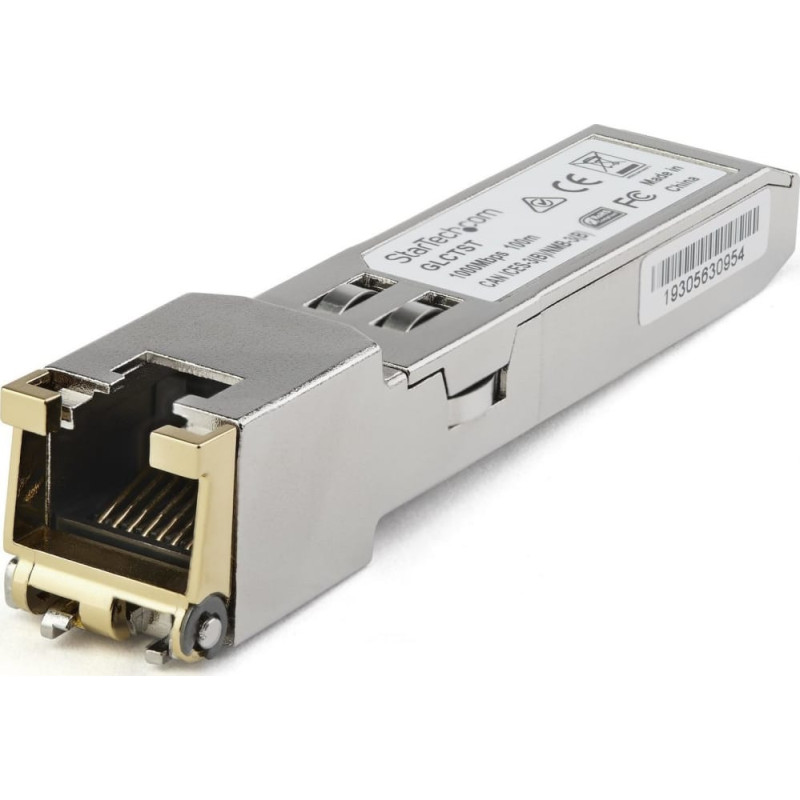 Startech Moduł SFP StarTech StarTech SFP1GTEMCST moduł przekaźników sieciowych Miedź 1000 Mbit/s SFP