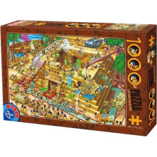 D-Toys Puzzle 1000 Szaleństwo budowa Piramidy w Gizie