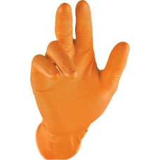 Grippaz Rękawiczki Nitrylowe Grippaz 246 Orange 50 sztuk O