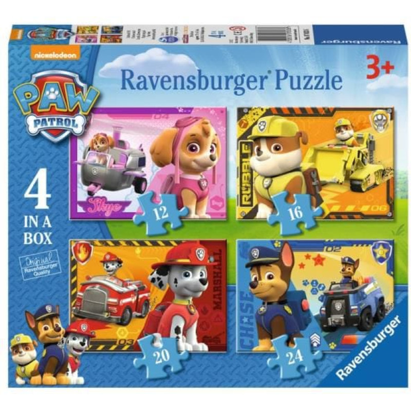 Ravensburger Puzzle Psi Patrol 4w1