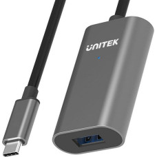 Unitek Adapter USB Unitek USB-C - USB Srebrny  (U304A)