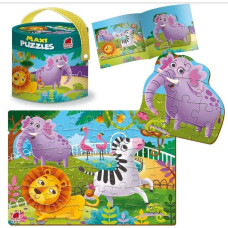 Roter Kafer Maxi Puzzle 2w1 ZOO Zwierzątka RK1080-02