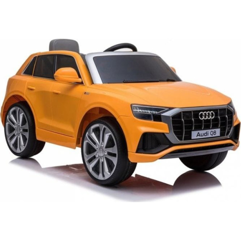 Leantoys Auto na Akumulator Audi Q8 JJ2066 Żółty Lakierowany