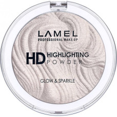 Lamel Insta Puder rozświetlający do twarzy HD Highlihting Glow&Sparkle nr 401 12g