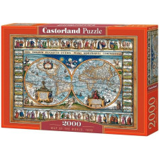 Castorland Puzzle 2000 Mapa Świata