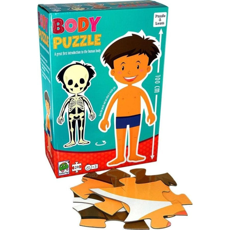 Barbo Toys Gigantyczne puzzle Moje ciało Chłopiec 26el