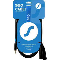 SSQ Kabel SSQ SSQ MIXLR3 - Jack stereo 3,5mm - 2x XLR męski